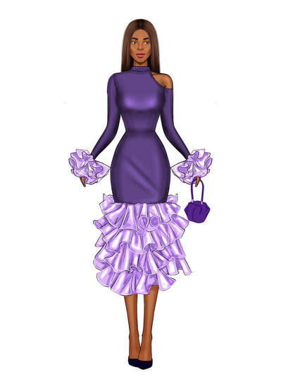 Maggie Ruffle Dress